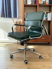 Retro Green Designer Soft Pad Director Executive Chair Computer Office Swivel