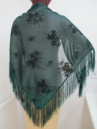 Vintage lurex scarf - lurex,