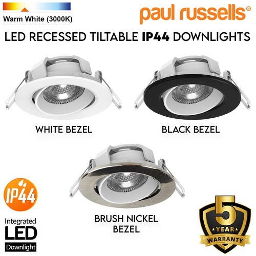 Led recessed downlights - recessed, warm