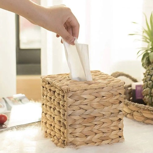 1pc handmade rattan - rattan, cube