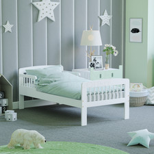 Toddler Wood Bed Frame White