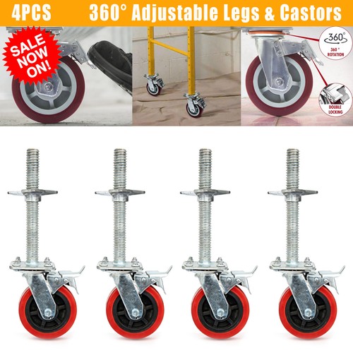 Alloy tower adjustable legs - alloy,