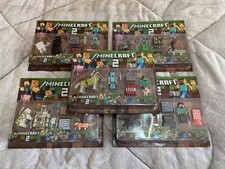 5 Style Minecraft Action Figures Set With Box For Kids Xmas Gifts