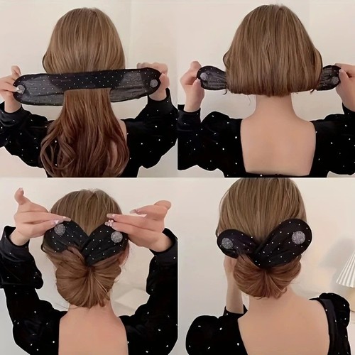 Magic hair clip donut bun - hair,