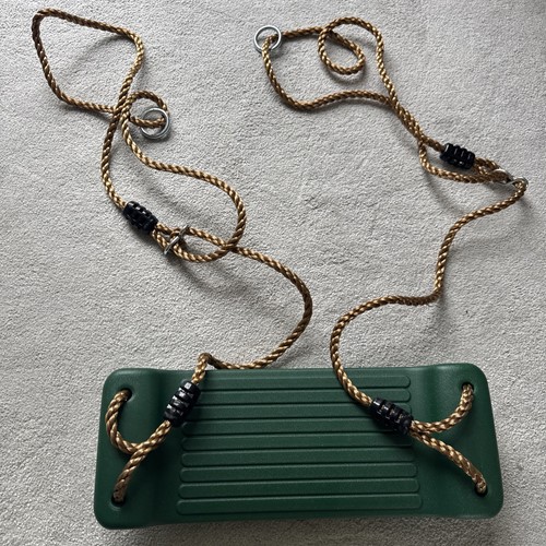 Green garden plastic - green, swing