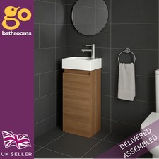 Compact Oak Effect Cloakroom