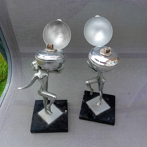 Two art deco - art, globe/