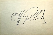 CLIFF RICHARD Signed