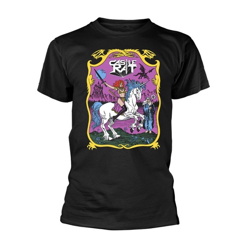Castle rat unicorn - castle, black