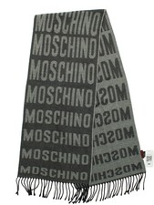 Moschino Men's Scarf Grey Wool
