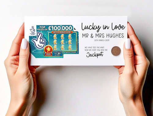 Personalised scratch card