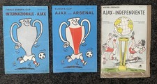 Rare Collection Ajax Programmes European Cup  Final 1972 & Independiente/Arsenal