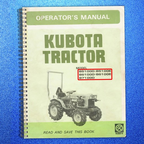 Kubota b5100d b5100e b6100d - b5100d,