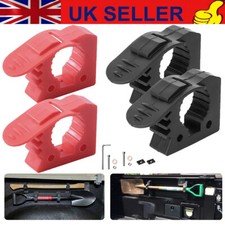 2Pcs Car Rubber Clamps Shovel Axe Holder 05-40mm Quick-Release Mount Bracket UK