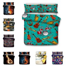 Quilt Doona Guitar Color Duvet