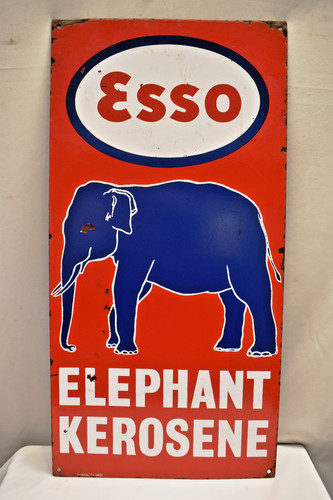 Vintage esso elephant - esso, kerosene