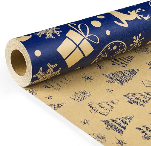 Christmas wrapping paper roll - christmas,