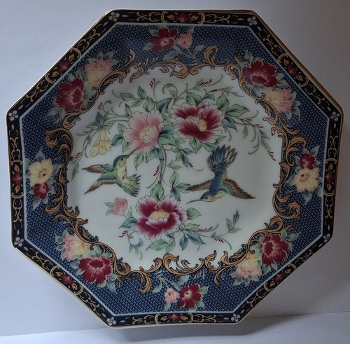 Octagonal floral bird - octagonal,