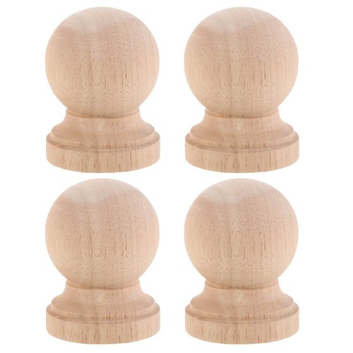 Pcs wood ball finial - wood,
