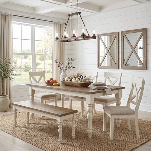 Prato piece dining table set - prato, 6-piece