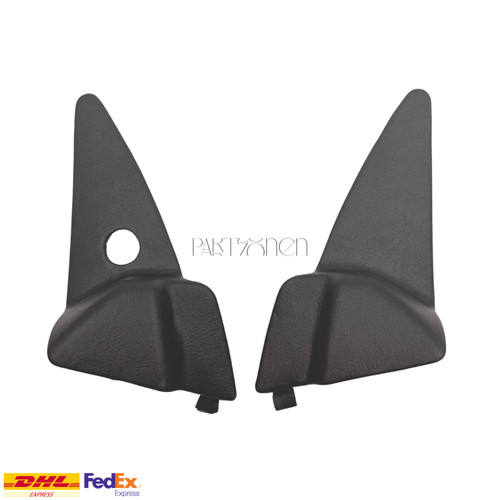 Mirror inside plate - trim, left