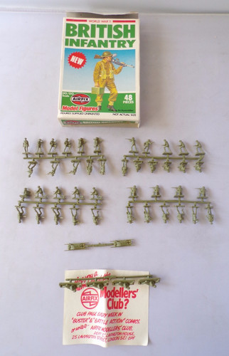 Airfix model figures - model, british