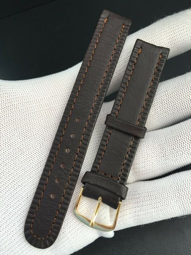 Brown genuine leather military - leather,