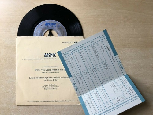 Handel single concert - 7",