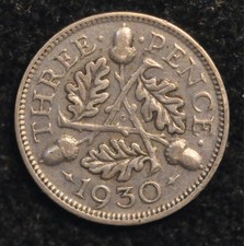 Threepence 1911 to 1936 George