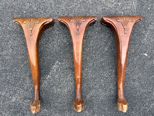 Set ornate carved french - set, 3