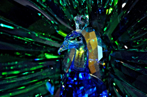 Swarovski crystal peacock - swarovski,