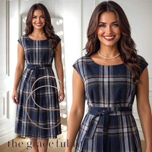 Monsoon size tartan plaid - 14,