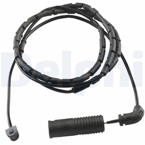 Rear brake pad wear warning - pad,