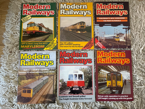 Modern railways magazines - modern,