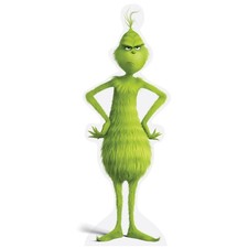 The Grinch (2018 Animation) Lifesize Cardboard Cutout for Xmas Party Decorations