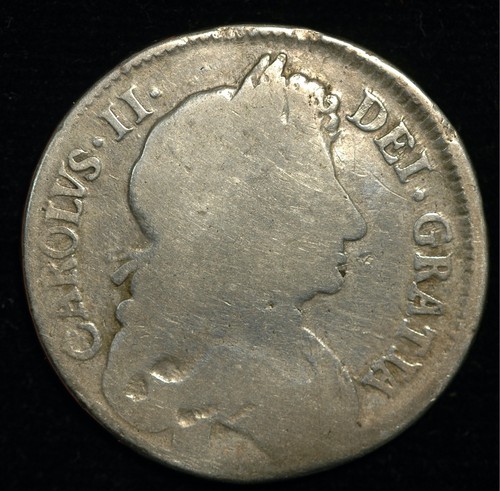 Halfcrown 1676 charles - 1676,