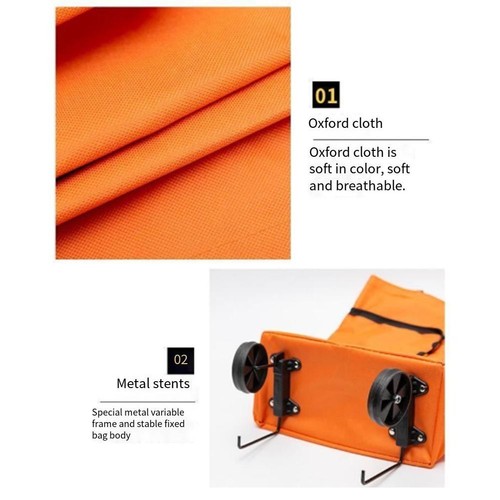 Foldable shopping trolley with - foldable,