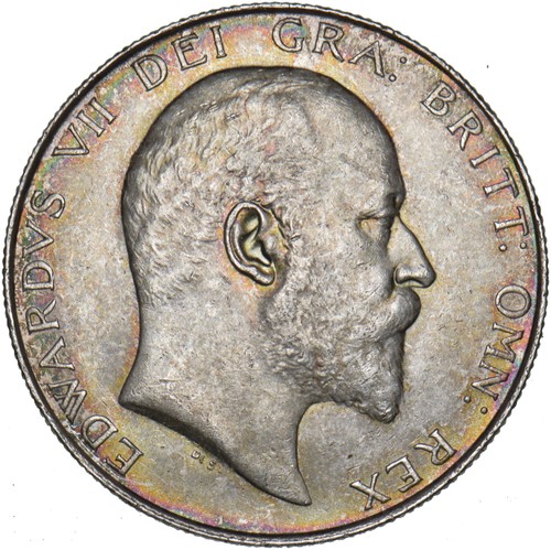1909 halfcrown edward vii - halfcrown,