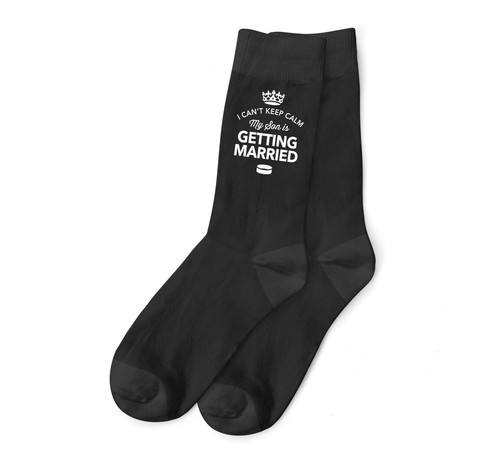 Son getting married socks - married,