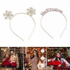 Crystal Christmas Hairband Rhinestone Hair Ornament Crystal Headband  Women