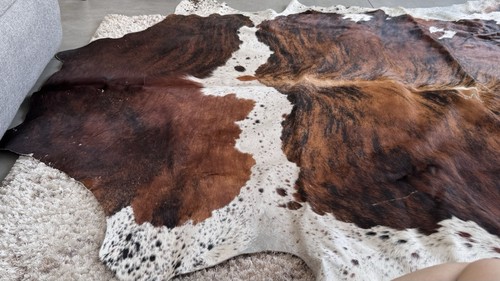 Large genuine cowhide rug - large,