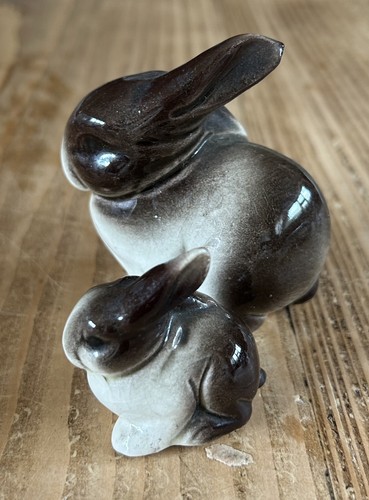 Vintage pottery pair - vintage, of