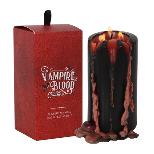 Vampire blood pillar candle - blood,