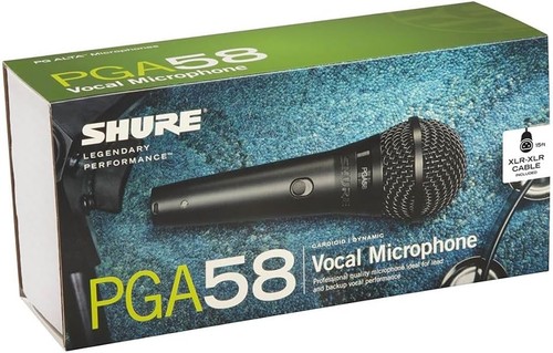 Shure pga58 dynamic microphone - dynamic,