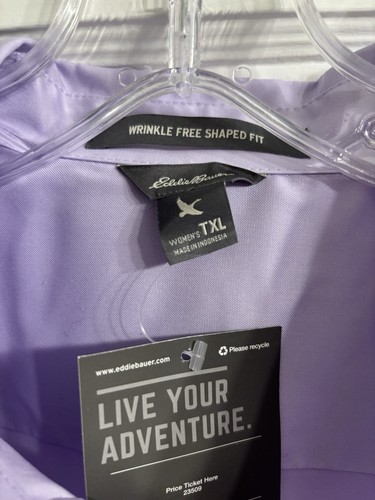 Eddie bauer lavender collared - eddie,