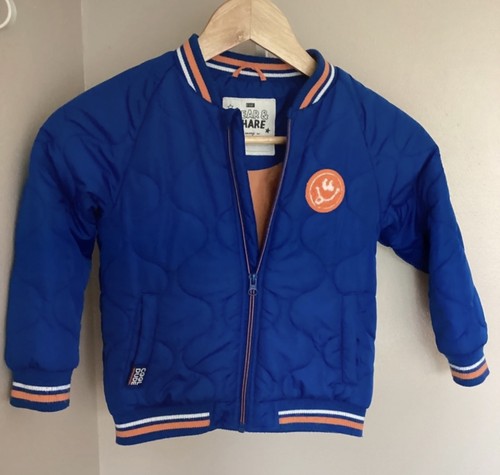 Child blue quilted bomber - child’s,