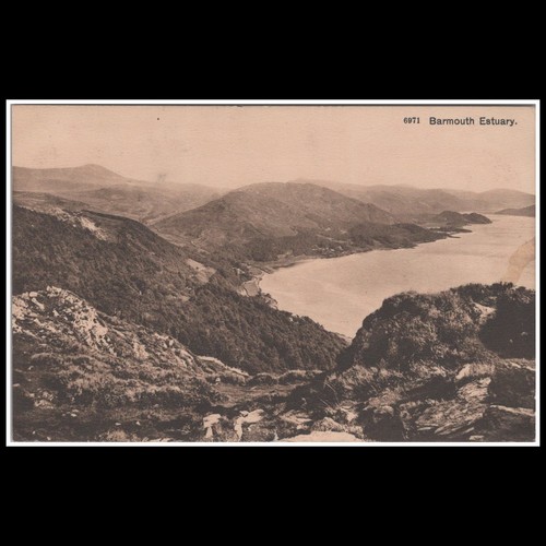 Barmouth estuary real photo - estuary,