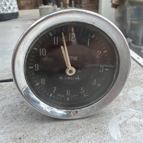 Smiths car dashboard - dashboard, clock