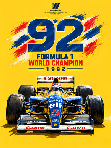 Nigel mansell 1992 world - mansell,