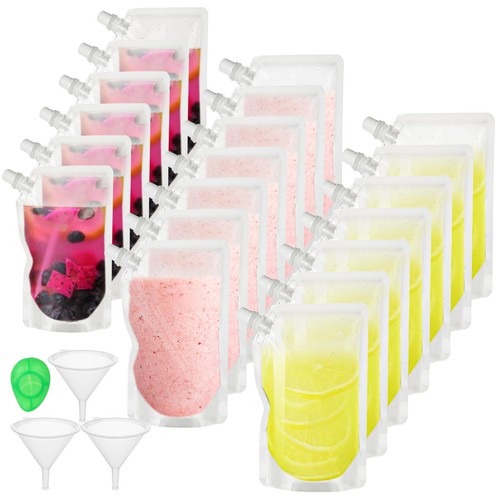 Leakproof drink pouches - 20,